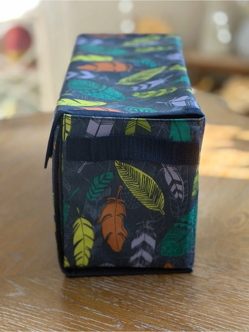 thirty-one Falling Feather Print Storage Box - collapsible nwt set of 2
